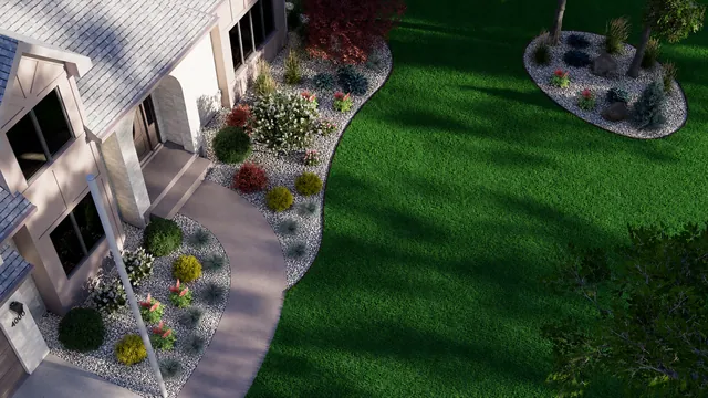 Rendering of the Braun Residence: the beds from above